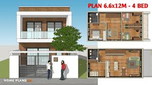 5 Sketsa Denah Rumah 4 Kamar Terbaru 2020