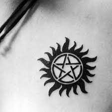 I don't wanna ruin it for you, but now the demon only has to cutoff your arm and still can possess you. 40 Anti Possession Tattoo Designs Fur Manner Ubernaturliche Ideen Mann Stil Tattoo Supernatural Tattoo Anti Possession Tattoo Tattoo Designs Men