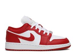 Air Jordan 1 Low Gs Air Jordan 553560 611 Gym Red Gym Red White In 2020 Air Jordans Jordan 1 Low Jordan 1