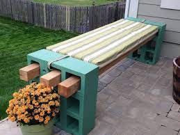 Cinder Block Bench Perfect For Your Patio Or Deck Easy Patio Furniture Diy Garden Furniture Diy Bench Outdoor