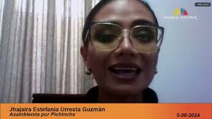 Asambleísta Jhajaira Urresta