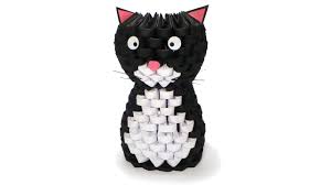 Following the steps below, you will easily complete an origami cat. 3d Origami Cat Tutorial Youtube