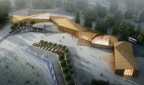 8th China Flower Expo Information Center Lab Architecture Studio Architecture Roof Architecture Architecture Model
