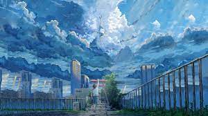 Tenki No Ko Hodaka Morishima Hina Amano Weathering With You Sky Rain City 4k Wallpaper Hdwallpape Anime Scenery Scenery Wallpaper Anime Scenery Wallpaper