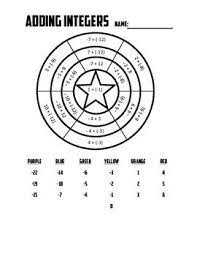 How to multiply and divide integers. Adding Integers Coloring Page Adding Integers Integers Subtracting Integers