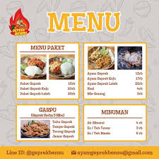 Call center 📞1500 612 ( setiap hari. Gagasan Untuk Banner Ayam Geprek Bensu Erlie Decor