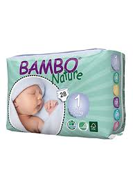 Shop Bambo Nature Bambo Nature New Born 2 4 Kg 28 Count Size 1 Diapers Online In Dubai Abu Dhabi And All Uae