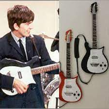 This is really a tale of two guitars. Georgeharrison Bought His 1962 Rickenbacker 425 From Red Fenton S Music Shop In Mount Vernon Illinois He Debuted It On Ready Steady Go Want More Link In