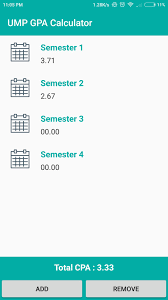 How to calculate cgpa free video search site findclip. Ump Cgpa Calculator For Android Apk Download