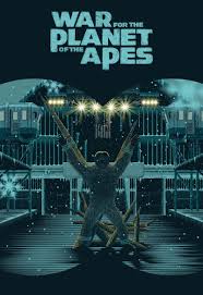 Dawn Of The Planet Of The Apes 2014 Movie Poster Alternative Movie Poster Commissioned By 20th Century Fox For Matt Reeves New Film War For The Planet Of The Apes Planet Of The Apes Dawn Of The Planet Apes