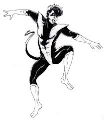 39+ nightcrawler coloring pages for printing and coloring. X Men Nightcrawler Coloring Pages