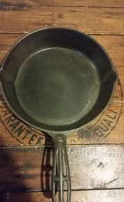 Vintage Cast Iron 8 Fancy Handle Gate Mark Skillet Heat Ring Small Pour Spouts Antique Cast Iron It Cast Cast Iron