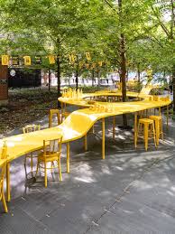 Gallery Of Tulip Your Place At The Table Adhoc Architectes 4 In 2020 Parking Design Artistic Installation Installation