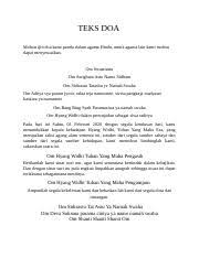 We did not find results for: Teks Doa Docx Teks Doa Doa Kami Bacakan Sesuai Dengan Keyakinan Agama Hindu Yang Lainnya Berdoa Sesuai Dengan Kepercayaan Masing Masing U201com Awignam Course Hero