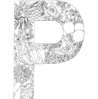We've rounded up a few alphabet activities that will help your little one learn the abcs in no time. Plant Alphabet Letter P Coloring Pages Surfnetkids
