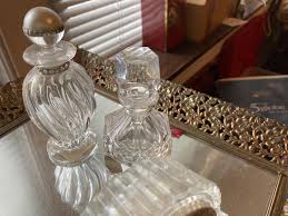 1.putwo tray mirror, gold mirror tray perfume tray mirror vanity tray dresser tray ornate tray metal decorative tray. Sold Price Lot Of Vintage Glass Perfume Bottles Vanity Mirror Tray Invalid Date Cst