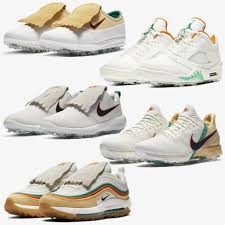 Black and orange air max 97. Nike Releases Vintage Inspired Corduroy Golf Shoes During Masters Week Golf Equipment Clubs Balls Bags Golf Digest