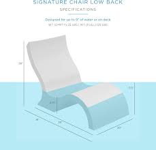Maybe you would like to learn more about one of these? Buy Ledge Lounger Signature In Pool Low Back Chair For 0 9 Inch Water Depths Set Of 2 White Online In Turkey B08f8lrbks