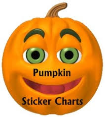 Halloween Sticker Charts Witch Bat And Pumpkin Templates