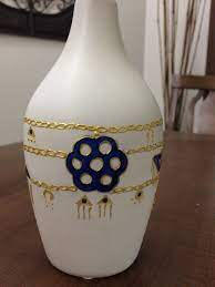 رسم على السيراميك glass painting butterfly wallpaper bottles decoration