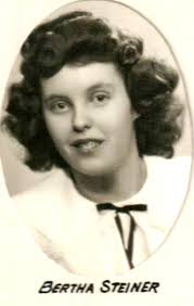 Bertha Steiner (1931-1957). Carl + Alma (Dokken) Steiner. … spouse Calvin  Hefty.