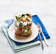 Griechischer Bauernsalat Fur Thermomix Rezept Rezepte Schnelle Vegetarische Rezepte Bauernsalat