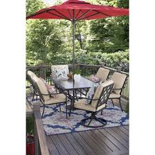 Lowes patio furniture sets clearance. Shop Style Selections Glenn Hill 7 Piece Patio Dining Set At Lowes Com