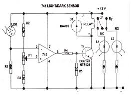 Skema rangkaian lampu emergency ic 555. 741 Op Amp Light Sensor 741 Light Dark Sensor Chamber Of Madness