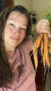 I've been nurturing this carrot since November 🤡 Massive harvest 😂😂