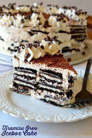 No Bake Tiramisu Oreo Icebox Cake Recipe Icebox Cake Tiramisu Oreo Oreo Recipes