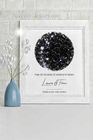 Night Sky Map Minimal Astrology Stars Love Poster Gift For Grandma Daughter To Father Alaska Poster In 2020 Star Map Love Posters Anniversary Gifts For Husband