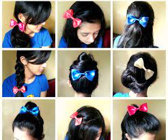 Feel free to tag your own photos of this hairstyle with: Many Ways To Wear Hair Bow 8 Steps With Pictures Instructables