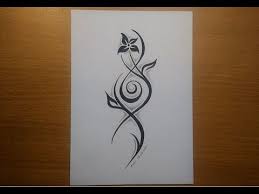 Sebagai salah satu ciri pada motif batik. Menggambar Tribal Untuk Pemula Youtube