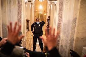 Eugene goodman, the capitol police officer who deterred rioters away from the senate chamber on jan. The Self Restraint Officer Eugene Goodman Showed The Capitol Terrorists Is Rarely Used With Black Suspects The Crusader Newspaper Group
