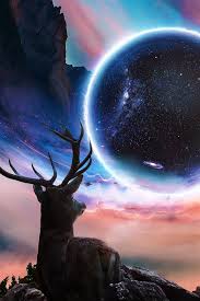 You've come to the right place. Desktopography Creative Design Deer Planet Universe 750x1334 Iphone 8 7 6 6s Wallpaper Background Picture Image