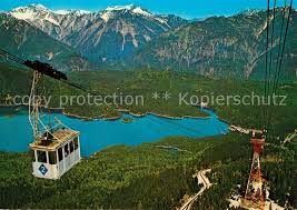 The old cable car previously managed to transport around half a million visitors annually to the zugspitze; Ak Ansichtskarte Seilbahn Zugspitze Eibsee Kreuzspitze Kat Bahnen Nr Kn65939 Oldthing Ansichtskarten Verkehr Eisenbahnen