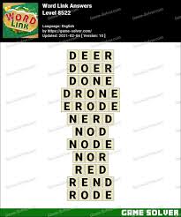 Crossword help, clues and answers are a click away. Word Link Level 8522 Answers Game Solver