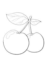 Coloriage Fruits Cerises Coloriage Fruits Coloriage Cerise Dessin