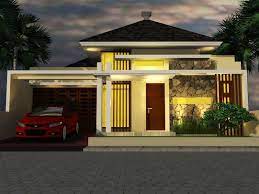 Contoh rumah modern tropis 1 lantai. Desain Rumah Modern Tropis Minimalis 1 Lantai Cek Bahan Bangunan
