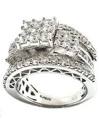 Vintage Sj Solid 925 Cubic Zirconia Multi Row Cluster Statement Ring Signed Sterling Silver Wide Band Statement Rings Ebay Jewelry