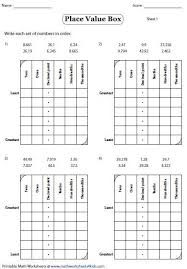 Ordering Decimals Worksheets In 2020 Decimals Ordering Decimals Decimals Worksheets