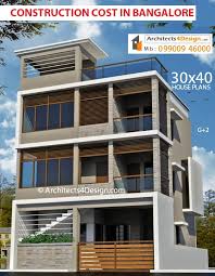 30x40 Construction Cost In Bangalore 30x40 House Construction Cost In Bangalore 30x40 Cost Of Construction In Bangalore G 1 G 2 G 3 G 4 Floors 30x40 Residential Construction Cost
