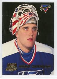 1993-94 Topps Premier MIKE DUNHAM USA Hockey Card #1 of 23
