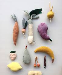 Pin This For Your Next Diy Project Handmade Food Vegetables And Fruits Made From Fabric Diy Baby Stuff Baby Toys Diy Diy For Kids