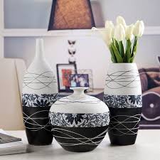Jingdezhen Ceramic Crafts Living Room Decoration Decoration Wedding Gifts Creative Vase Modern Home Relocation Gift Vases Decor Pottery Painting Designs Vase