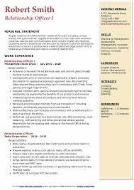 Promote client's competitive mortgage products. Relationship Officer Resume Samples Qwikresume