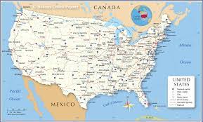This interactive map allows students to click on each of the 50 states to learn their facts and statistics. Map Of The United States Nations Online Project