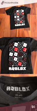 Black And Red T Shirt Roblox Boys Roblox T Shirt Roblox Shirt Black And Red Black Shirt