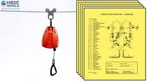 Osha compliant harnesses / ansi regulations. Lifeline Harness Inspection Guide Checklist