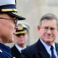 Colonel Allen T. Paredes gives welcome remarks